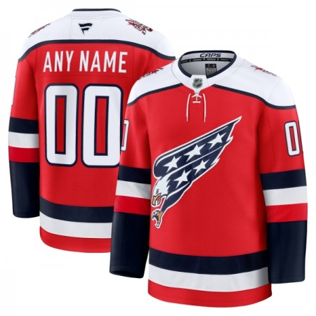 Miesten NHL Washington Capitals Pelipaita Custom 2025-26 Fanatics Premium Alternate Punainen